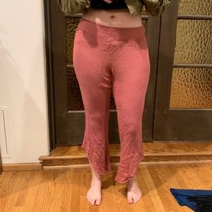 Flowy Bohemian Capri Lounge Pants